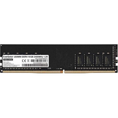 Оперативная память EXEGATE VALUE DIMM DDR4 16Gb 2400MHz