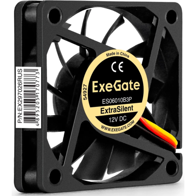 Вентилятор 12В DC EXEGATE EXTRASILENT ES06010B3P